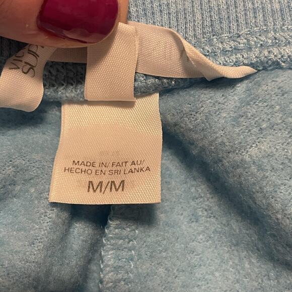 Victorias Secret Pants Womens Medium Supermodel Essentials Cropped Sequin Heart - Picture 8 of 14